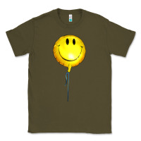 Army Green Balloon smile Classic Tee - Artiststas