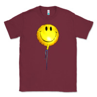 Burgundy Balloon smile Classic Tee - Artiststas