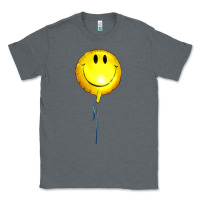 Charcoal Heather Balloon smile Classic Tee - Artiststas