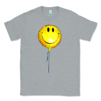 Heather Grey Balloon smile Classic Tee - Artiststas