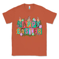 Copper Happy Easter with plate letters Easter Day Classic Tee - HowdyJamesFarm