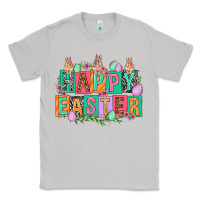 Moon Dust Happy Easter with plate letters Easter Day Classic Tee - HowdyJamesFarm