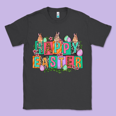 Happy Easter With Plate Letters Easter Day Classic Tee Designed By Howdyjamesfarm