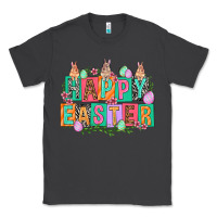 Smoke Happy Easter with plate letters Easter Day Classic Tee - HowdyJamesFarm