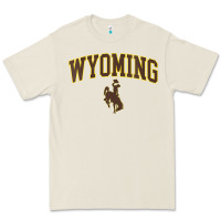 Bone Womens Wyoming Cowboys Apparel Fan Favorite Arch Premium Tee - longCreatives