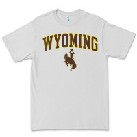 Dove Grey Womens Wyoming Cowboys Apparel Fan Favorite Arch Premium Tee - longCreatives