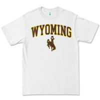 White Womens Wyoming Cowboys Apparel Fan Favorite Arch Premium Tee - longCreatives