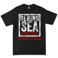Black Bering Sea Fisherman second to none dutch harbor Alaska Premium Tee - longCreatives