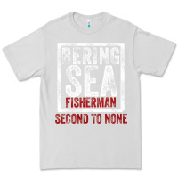Dove Grey Bering Sea Fisherman second to none dutch harbor Alaska Premium Tee - longCreatives