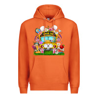 Carrot Easter School Bus Premium Hoodie - CowhideDigitalArt