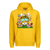 Lemon Easter School Bus Premium Hoodie - CowhideDigitalArt
