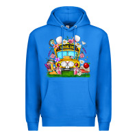 True Royal Easter School Bus Premium Hoodie - CowhideDigitalArt