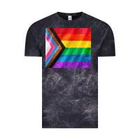 Cloud Black Pride flag Vintage Tee - CowGirlArtShop