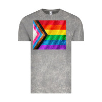 Cloud Rock Pride flag Vintage Tee - CowGirlArtShop