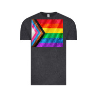 Vintage Black Pride flag Vintage Tee - CowGirlArtShop