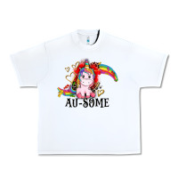 White Au-some Urban Heavy Tee - CowGirlArtShop