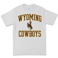 Dove Grey Wyoming Cowboys Men's Apparel Gameday Arch Over Cowboys Sweat Premium Tee - longCreatives