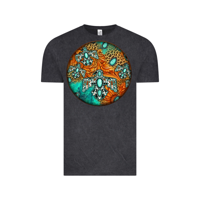 Western Pattern Circle Vintage Tee by Jasminsmagicworld | Teevron