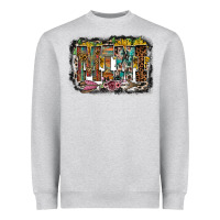 Heather Grey mini western Heavyweight Sweatshirt - RacoonDesign