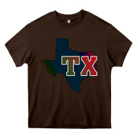 Chocolate Brown Texas Heavy Core Tee - Bettercallsaul