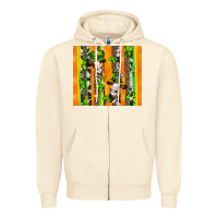 Sandshell st patricks cow and shamrock with cowhide Zipper Hoodie - Artiststas