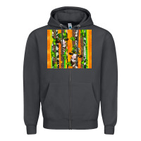 Smoke st patricks cow and shamrock with cowhide Zipper Hoodie - Artiststas