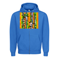 True Royal st patricks cow and shamrock with cowhide Zipper Hoodie - Artiststas