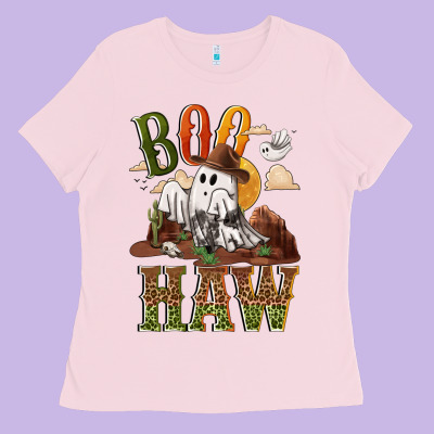 Boo Haw Ladies Tee Designed By Nancycooperartshop