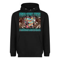 Black western nurse stethoscope turquoise leopardes Heavyweight Hoodie - BarkalooDesign