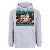 Heather Grey western nurse stethoscope turquoise leopardes Heavyweight Hoodie - BarkalooDesign