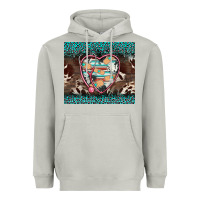 Moon Dust western nurse stethoscope turquoise leopardes Heavyweight Hoodie - BarkalooDesign