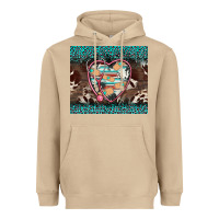 Mushroom western nurse stethoscope turquoise leopardes Heavyweight Hoodie - BarkalooDesign