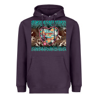 Plum western nurse stethoscope turquoise leopardes Heavyweight Hoodie - BarkalooDesign