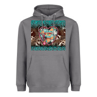 Storm western nurse stethoscope turquoise leopardes Heavyweight Hoodie - BarkalooDesign