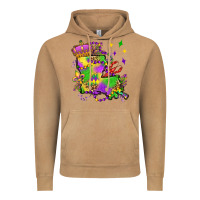 Vintage Camel louisiana map mardi gras olivia Vintage Hoodie - OliviaCreatesArt