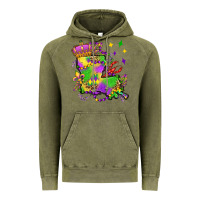 Vintage Olive louisiana map mardi gras olivia Vintage Hoodie - OliviaCreatesArt