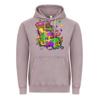 Vintage Zinc louisiana map mardi gras olivia Vintage Hoodie - OliviaCreatesArt
