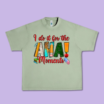 I Do It For The Aha Moments Urban Heavy Tee Designed By Ranaportraitstore