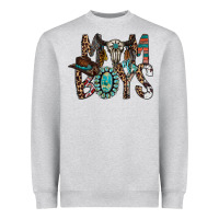 Heather Grey mom of boys Heavyweight Sweatshirt - RacoonDesign