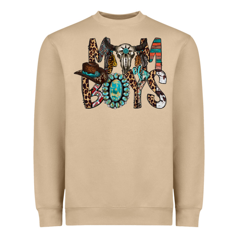 Mom Of Boys Heavyweight Sweatshirt by RacoonDesign | Teevron