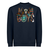 Navy mom of boys Heavyweight Sweatshirt - RacoonDesign