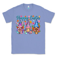 Colony Blue Happy Easter gnomies Easter Day Classic Tee - HowdyJamesFarm