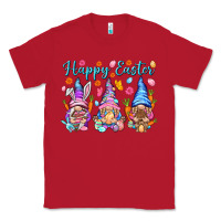 Red Happy Easter gnomies Easter Day Classic Tee - HowdyJamesFarm
