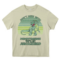 Mossy Don t Mess With Mamasaurus You ll Get Jurasskicked Heavy Core Tee - Bettercallsaul