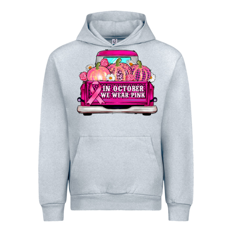 Truck In October We Wear Pink Urban Hoodie by AdoDesignShop | Teevron