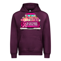 Mauve Wine truck in october we wear pink Urban Hoodie - AdoDesignShop
