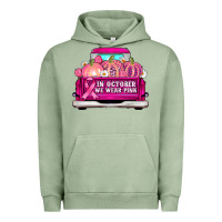 Pigment Oil Green truck in october we wear pink Urban Hoodie - AdoDesignShop