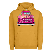 Pigment Peanut Butter truck in october we wear pink Urban Hoodie - AdoDesignShop