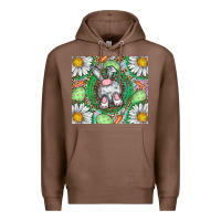 Chestnut Easter Bunny Premium Hoodie - CowhideDigitalArt