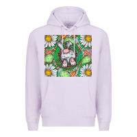 Lilac Easter Bunny Premium Hoodie - CowhideDigitalArt
